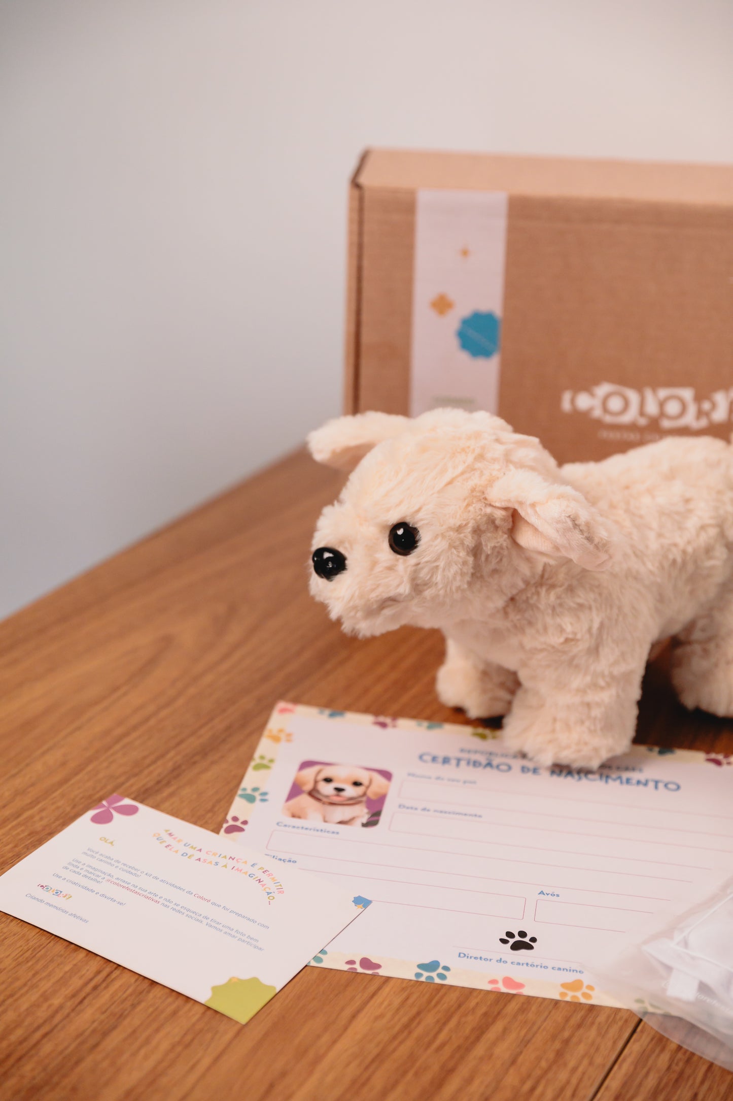 KIT PELÚCIA DE CACHORRINHO